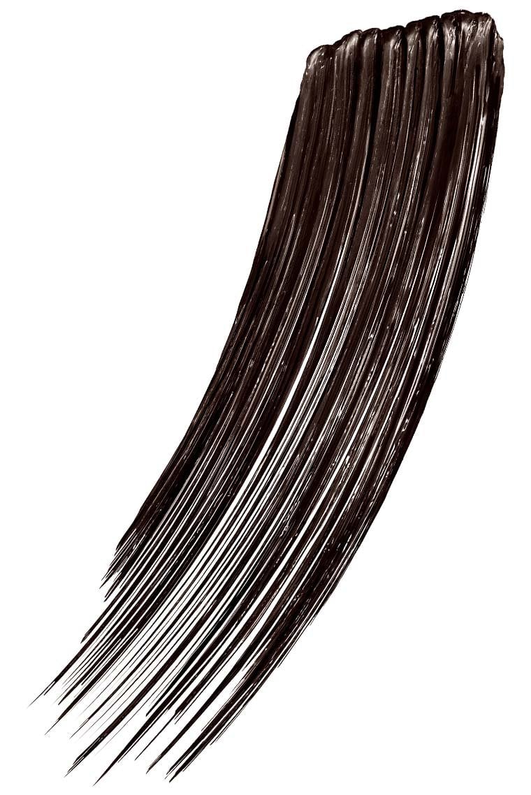 Swatch of Maybelline Lash Sensational Firework Washable Mascara in Brownish Black against a white background