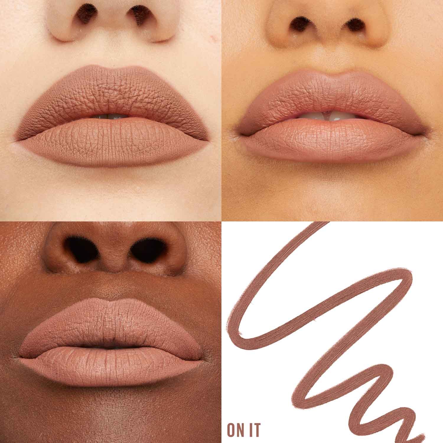 MNY Lip Lifter Liner 05 On It Shade Card