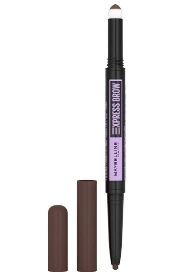 Express Brow 2 In 1 Pencil And Powder Eyebrow Makeup - Deep Brown