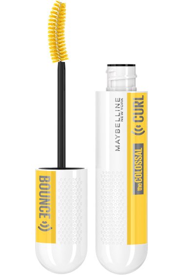 The Colossal Curl Bounce Washable Mascara Makeup - Blackest Black
