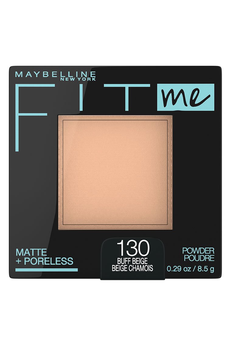 Fit Me Matte and Poreless Powder Foundation Makeup - Buff Beige 130